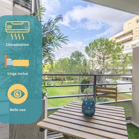Superbe appartement à Richter, Port Marianne Montpellier Exterior foto